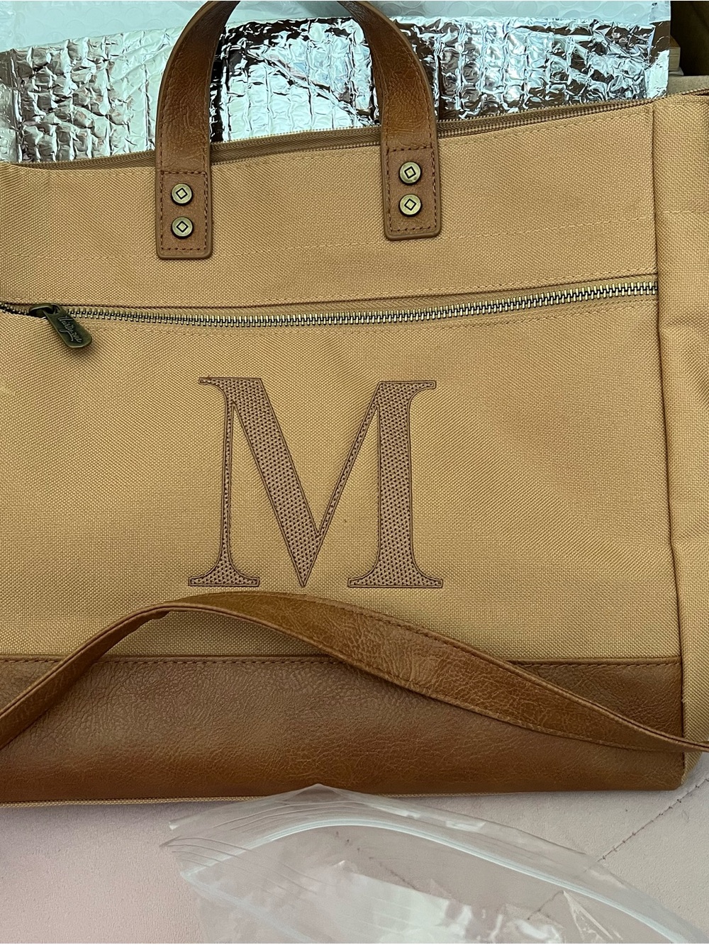 Personalized Thirty-One Step-Up tote - Fawn